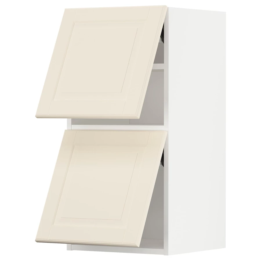 Навесной шкаф - METOD IKEA/ МЕТОД ИКЕА, 80х40 см, белый/кремовый (изображение №1)