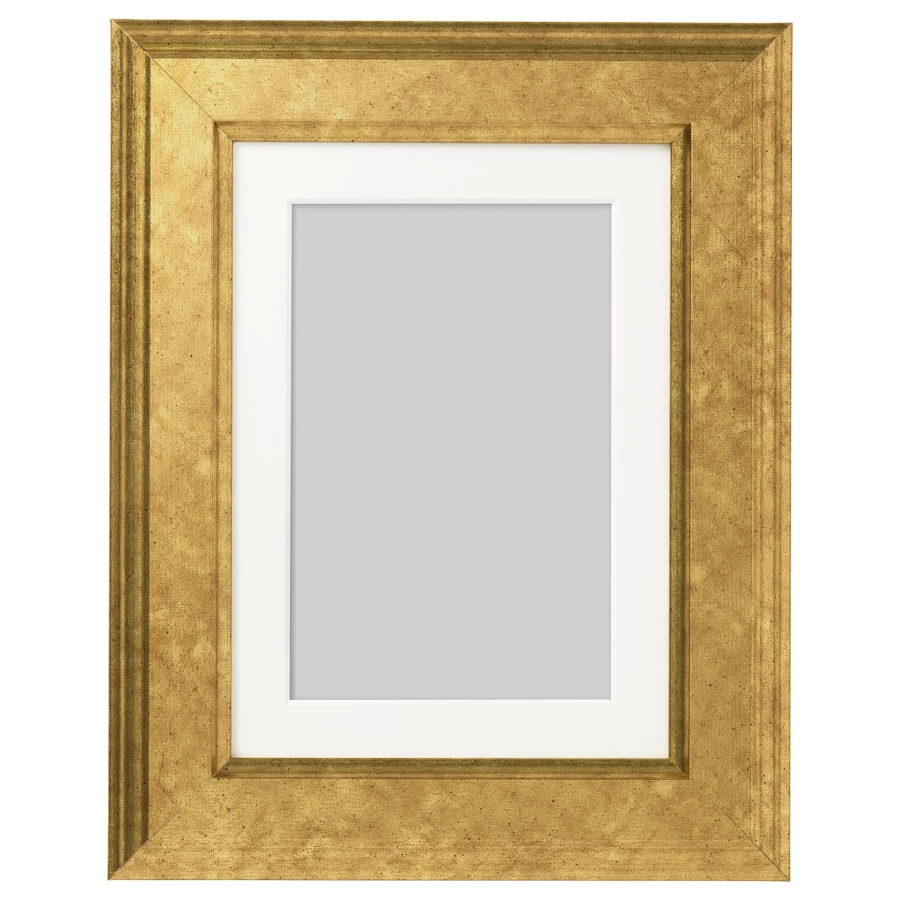 Рамка - IKEA VIRSERUM, 13х18 см, золотой цвет, ВИРСЕРУМ ИКЕА (изображение №1)