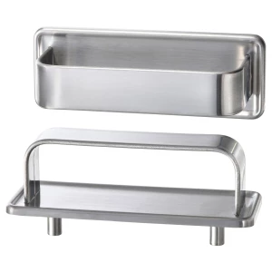 Ручка-скоба - IKEA SÖRBYN/SORBYN, 9.6 см, нержавеющая сталь, СОРБЮН ИКЕА