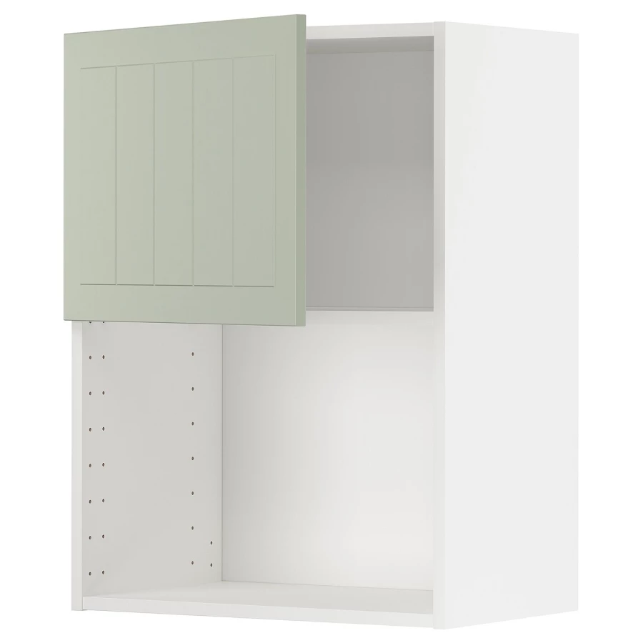 Навесной шкаф  - METOD  IKEA/  МЕТОД ИКЕА, 80х60 см, белый/зеленый (изображение №1)