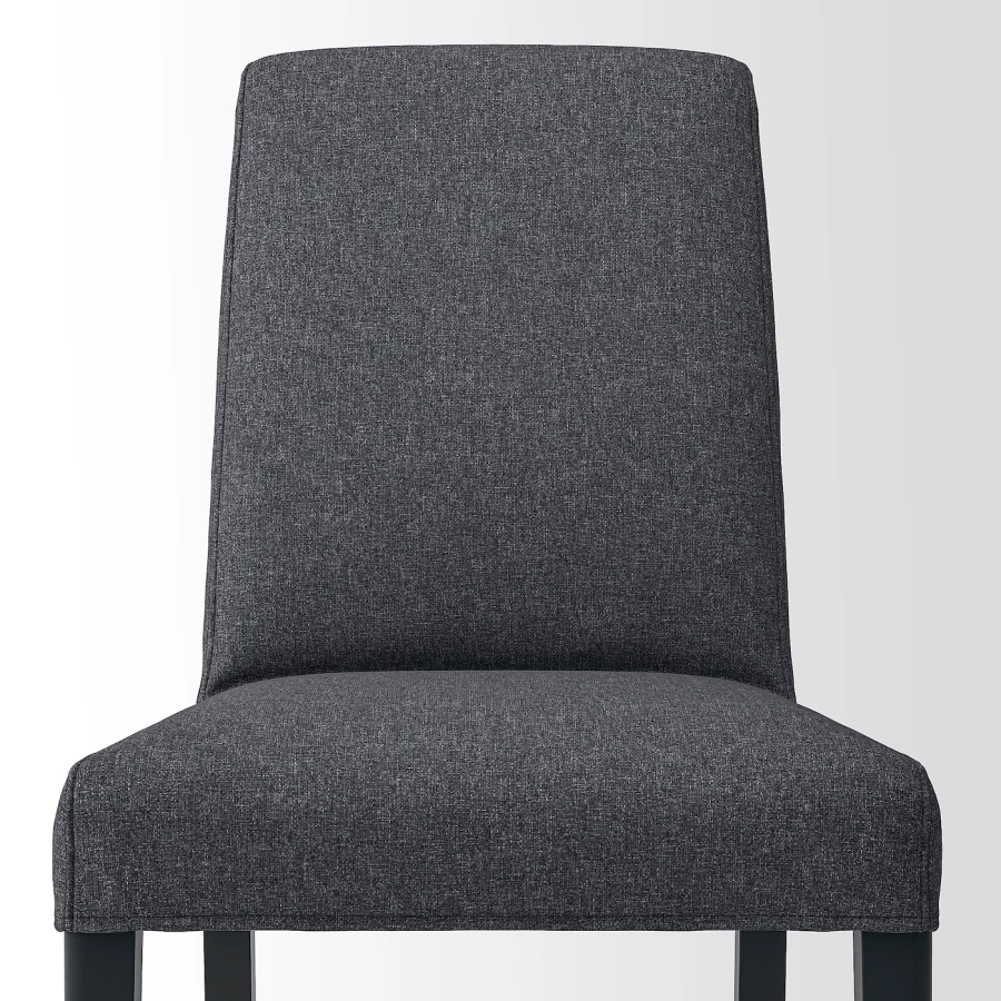 Стол и 4 стула - STRANDTORP / BERGMUND IKEA/ СТРАНДТОРП/БЕРГМУНД ИКЕА, 205х95х75 см, коричневый/серый (изображение №4)
