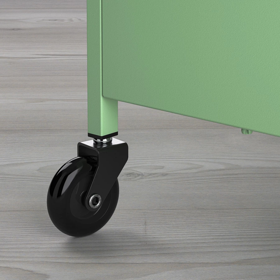 Тележка IKEA NISSAFORS/НИССАФОРС ИКЕА, 5х30х83 см, зеленый (изображение №4)
