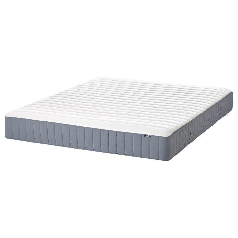 Каркас кровати с ящиком и матрасом - IKEA NORDLI, 200х140 см, матрас средне-жесткий, белый, НОРДЛИ ИКЕА (изображение №2)