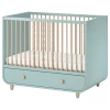 Кровать для новорожденных - IKEA MYLLRA, 60x120 см, голубой, МИЛЛРА  ИКЕА
