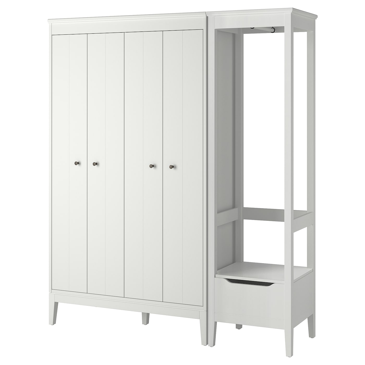Комбинация для хранения - IDANÄS/IDANАS  IKEA/ ИДАНАС ИКЕА,180x59x211 см, белый
