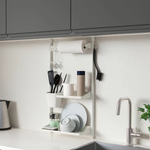 Второе фото. Рейлинг - IKEA SUNNERSTA, 45.7х45-65 см, белый, СУННЕРСТА ИКЕА