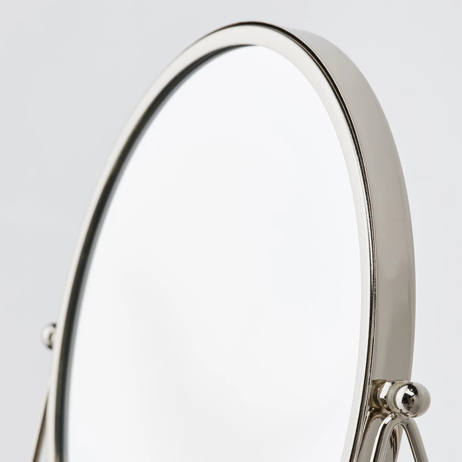 Зеркало - LASSBYN IKEA/ ЛАССБЮН ИКЕА, 17 см, серебристый (изображение №3)
