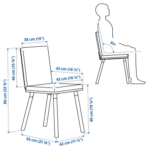 Второе фото. TONSTAD Стул ИКЕА