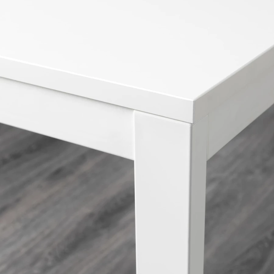 Раздвижной обеденный стол - IKEA VANGSTA, 180/120х75х73 см, белый, ВАНГСТА ИКЕА (изображение №4)