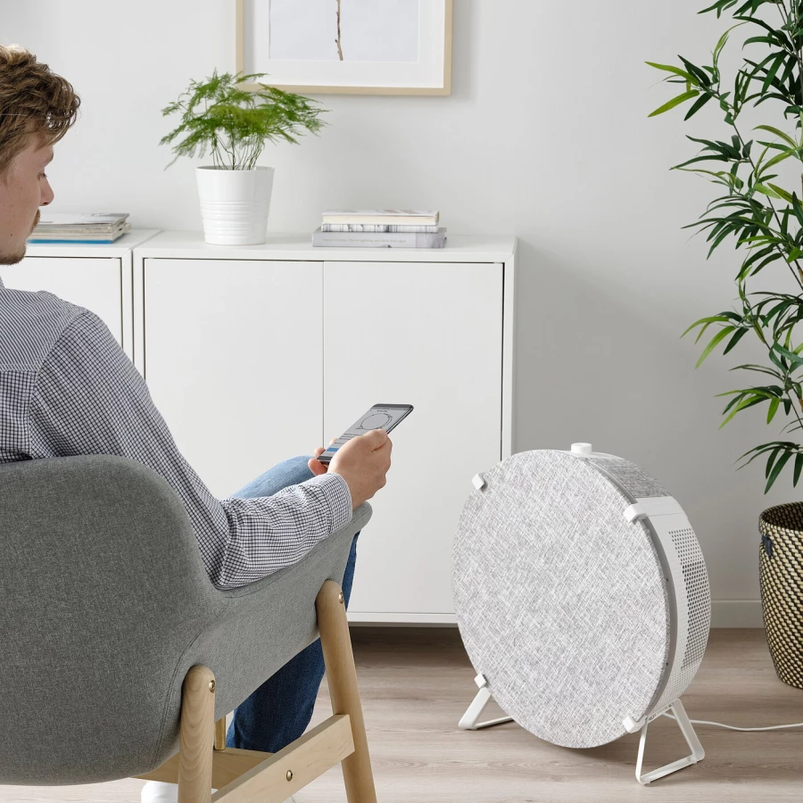 Очиститель воздуха со сменным фильтром - IKEA STARKVIND, 56х25х56 см, белый, СТАРКВИНД ИКЕА (изображение №4)