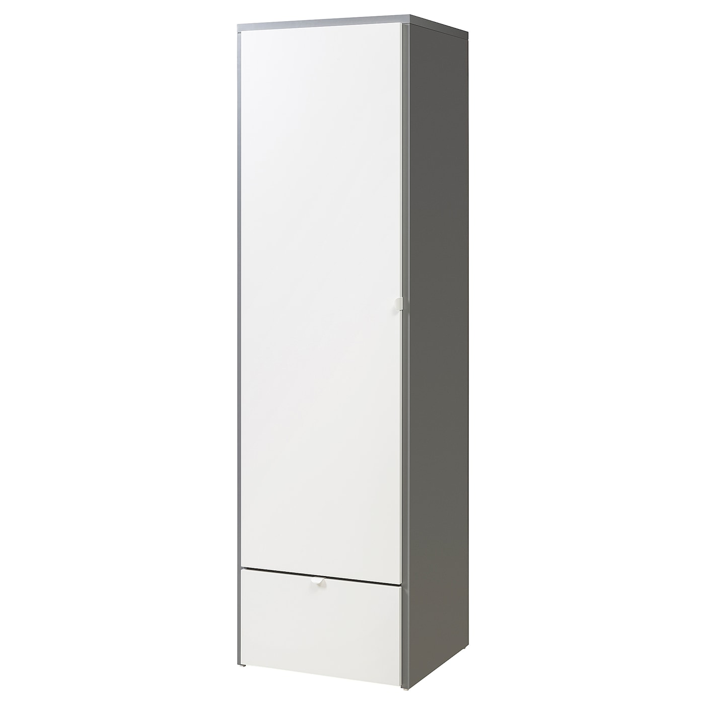 Платяной шкаф - VISTHUS IKEA/ ВИСТХУС ИКЕА, 63x59x216, белый/серый