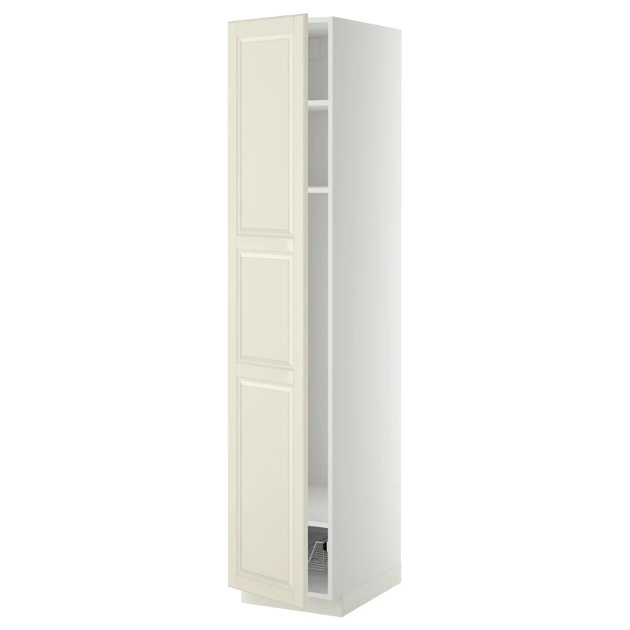 Шкаф для встроенной техники - IKEA METOD, 208x62x40см, белый, МЕТОД  ИКЕА (изображение №1)