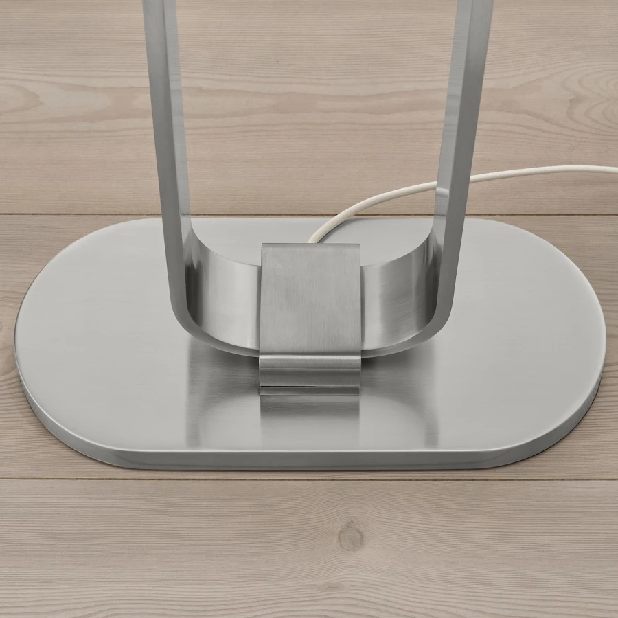 Торшер - UPPVIND IKEA/УППВИНД ИКЕА, 150 см, белый/ серый (изображение №2)