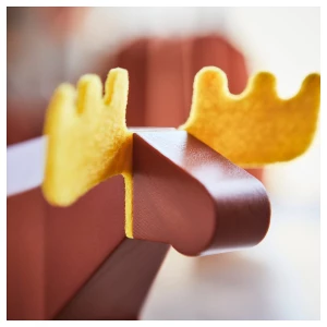 Второе фото. Статуэтка IKEA HÖSTAGILLE/ХЁСТАГИЛЛЕ ИКЕА, 13 см, оранжевый/желтый