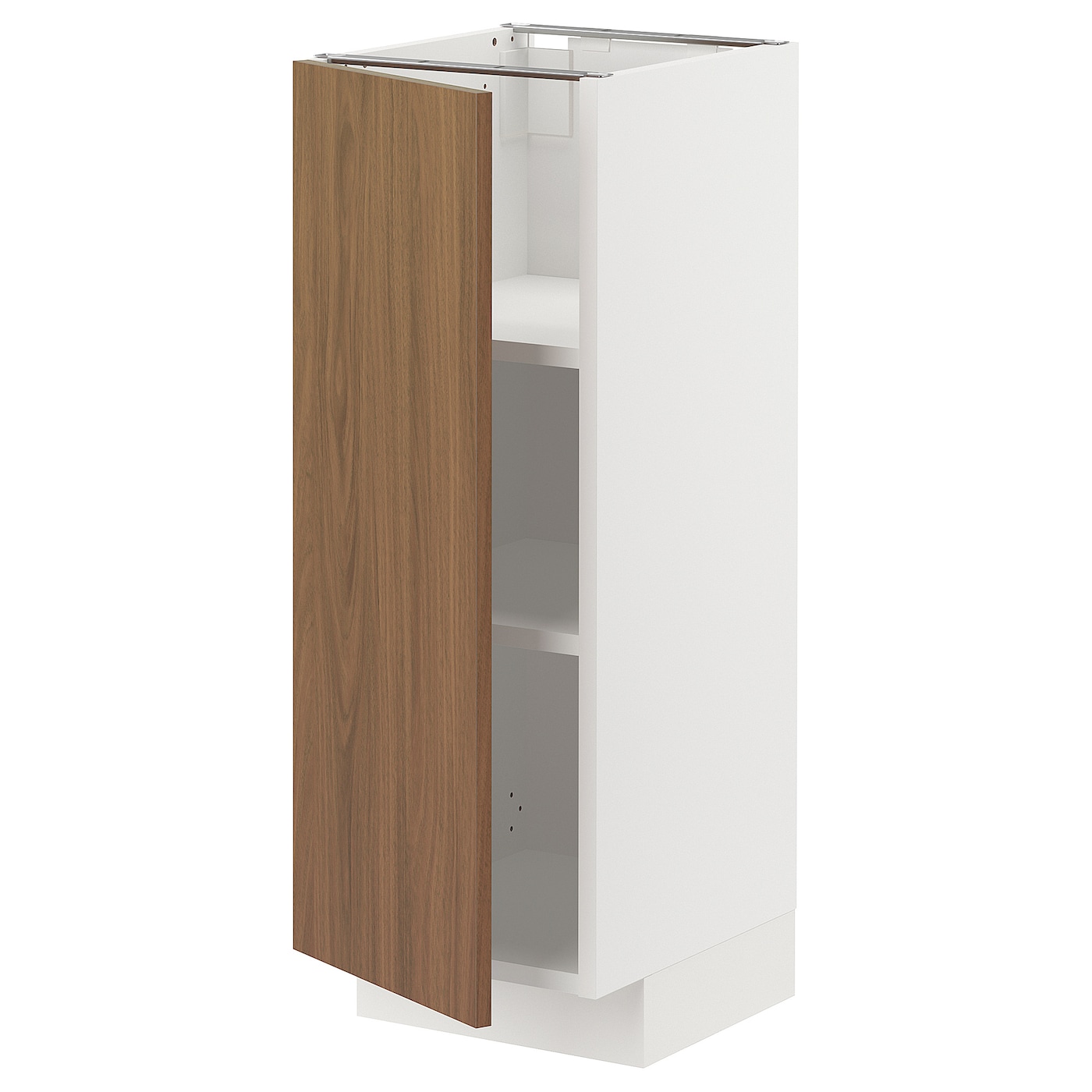 Напольный шкаф - METOD IKEA/ МЕТОД ИКЕА,  30х37 см, белый/коричневый