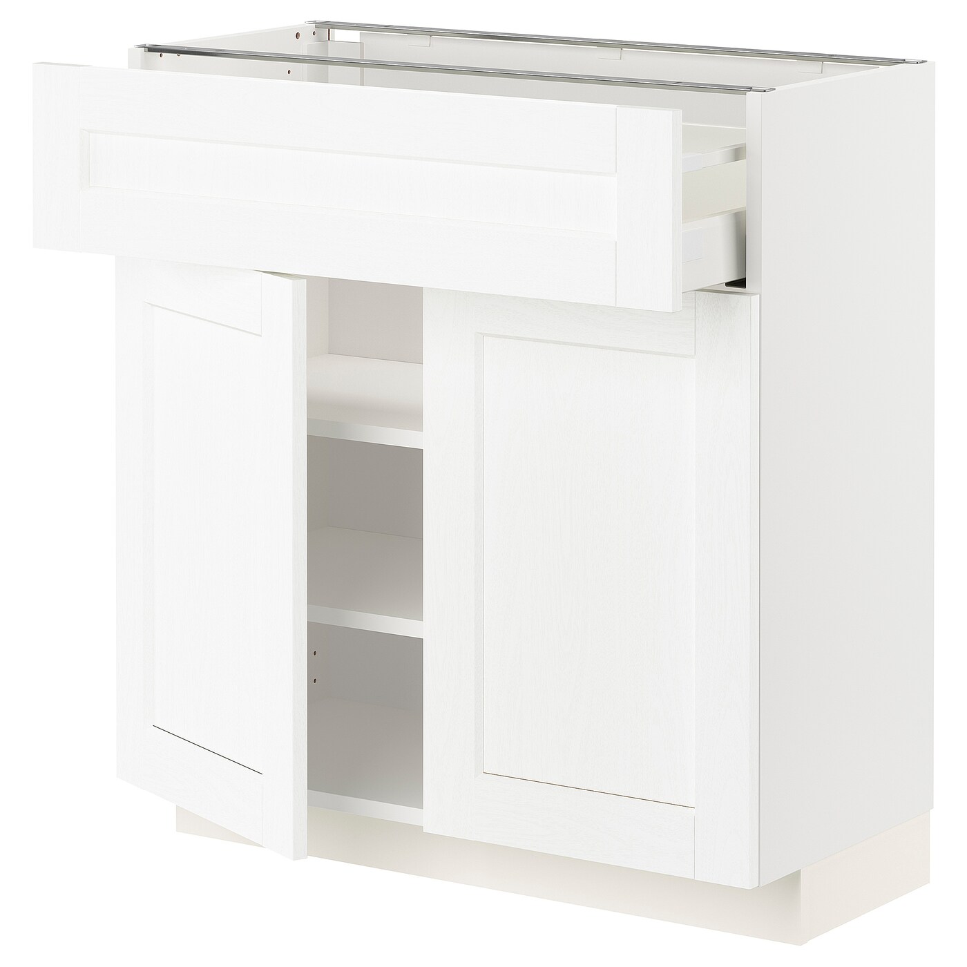 Напольный кухонный шкаф  - IKEA METOD MAXIMERA, 80x37x80см, белый, МЕТОД МАКСИМЕРА ИКЕА