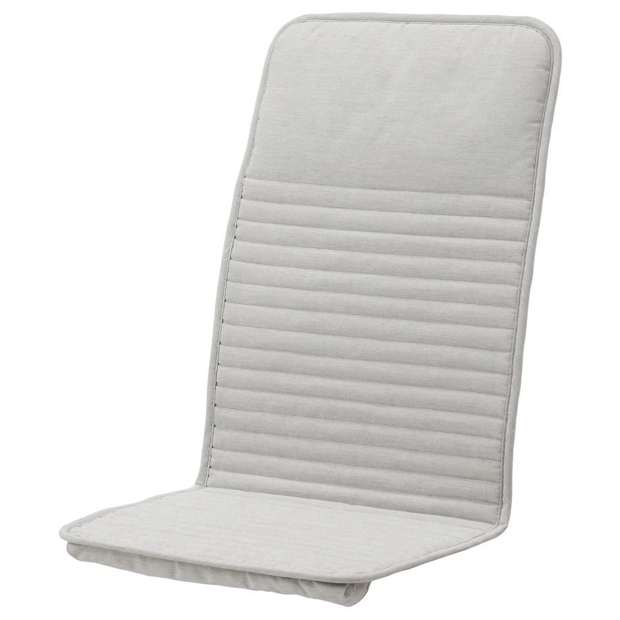 Подушка на кресло - POÄNG /POANG IKEA /  ПОЭНГ ИКЕА,  91х40 см, светло-серый (изображение №1)
