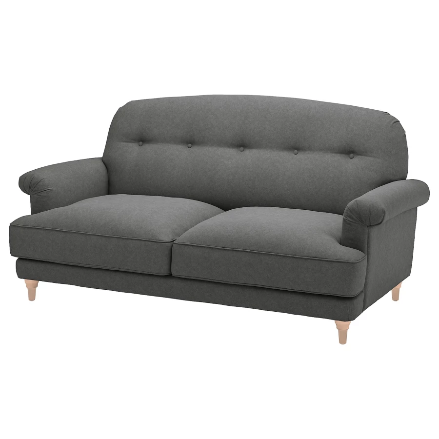 2-местный диван - IKEA ESSEBODA, 94x96x192см, серый, ЭССЕБОДА ИКЕА (изображение №1)