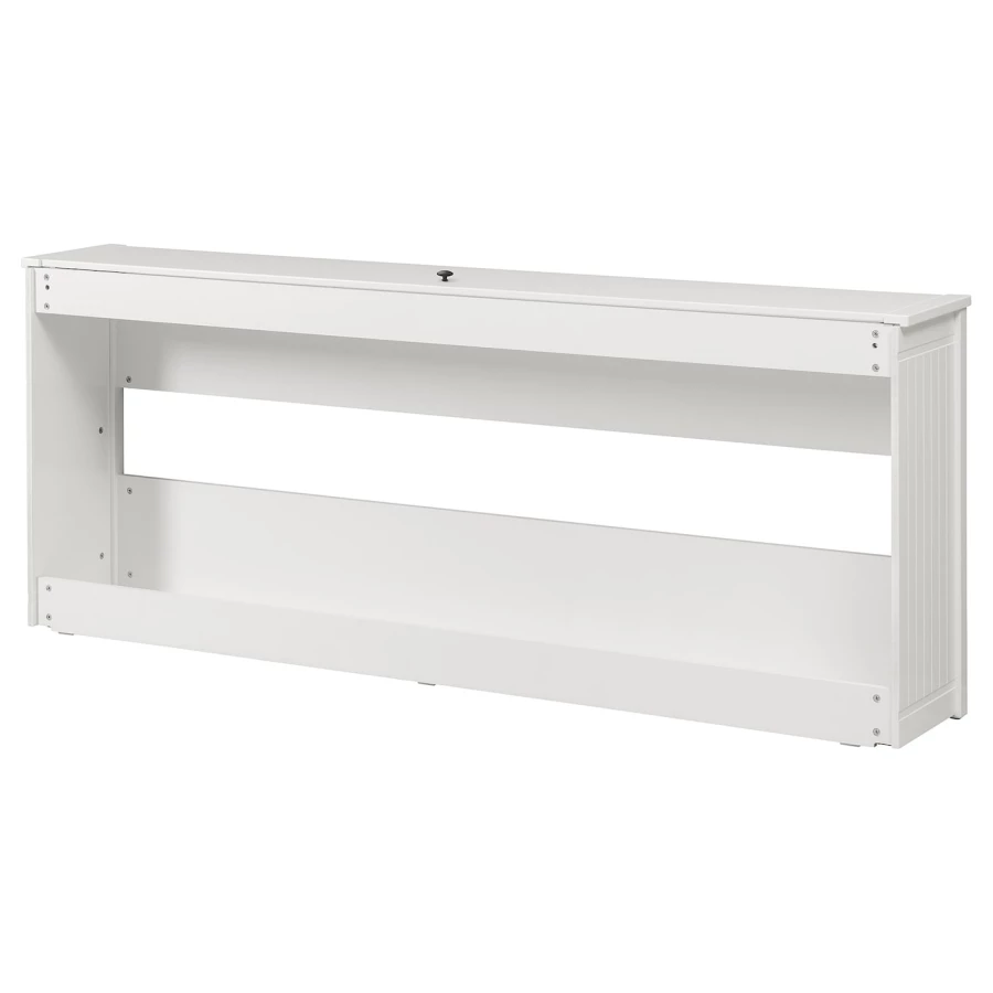 Каркас кровати -  HEMNES IKEA/ ХЕМНЕС ИКЕА, 209х83х33 см, белый (изображение №1)