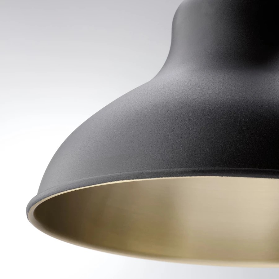 Подвесной светильник - AGUNNARYD IKEA/ АГУННАРИД  ИКЕА,  27х22 см, черный (изображение №4)
