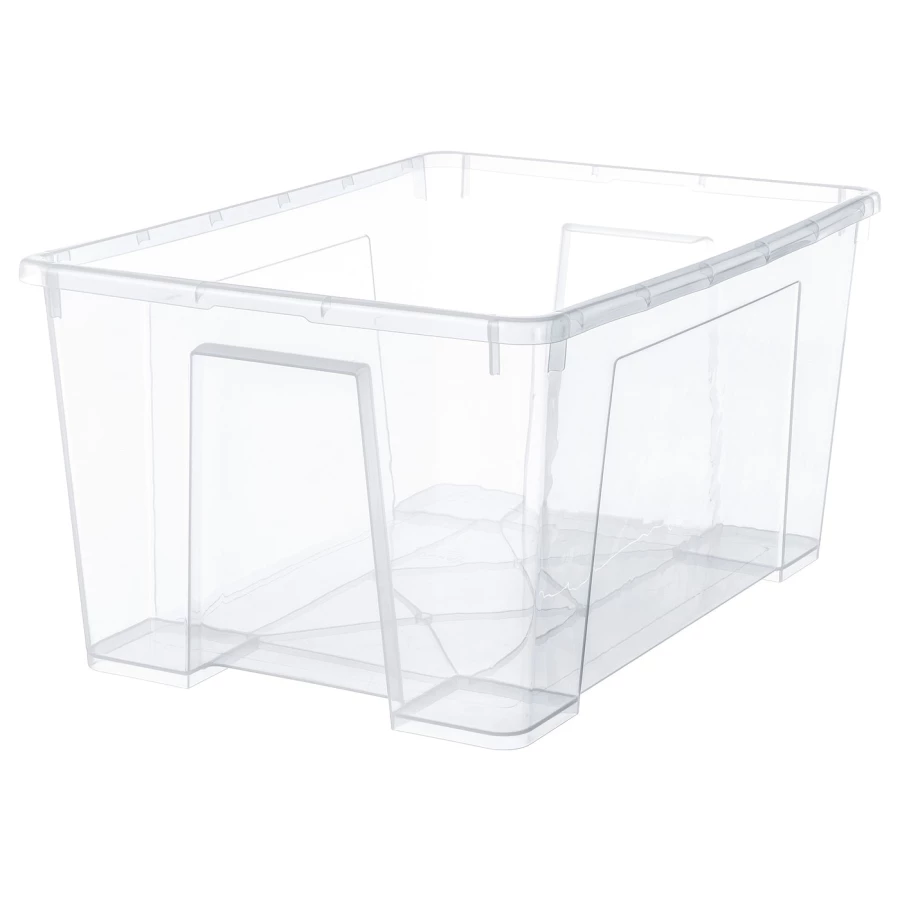 Коробка - SAMLA IKEA/ САМЛА ИКЕА, 56х28 см, прозрачный (изображение №1)