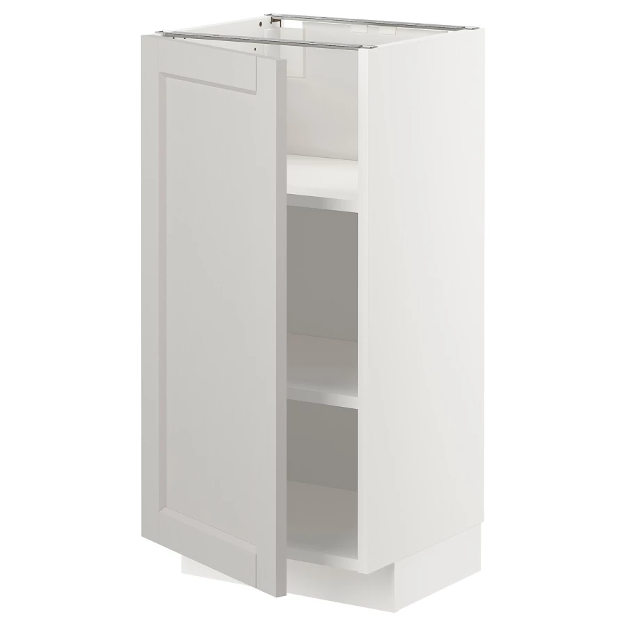 Напольный шкаф - IKEA METOD, 88x39,5x40см, белый, МЕТОД ИКЕА (изображение №1)