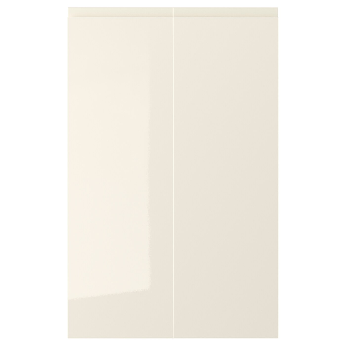 Дверца (левая), 2 шт. - IKEA VOXTORP, 80х25 см, светло-бежевый, ВОКСТОРП ИКЕА