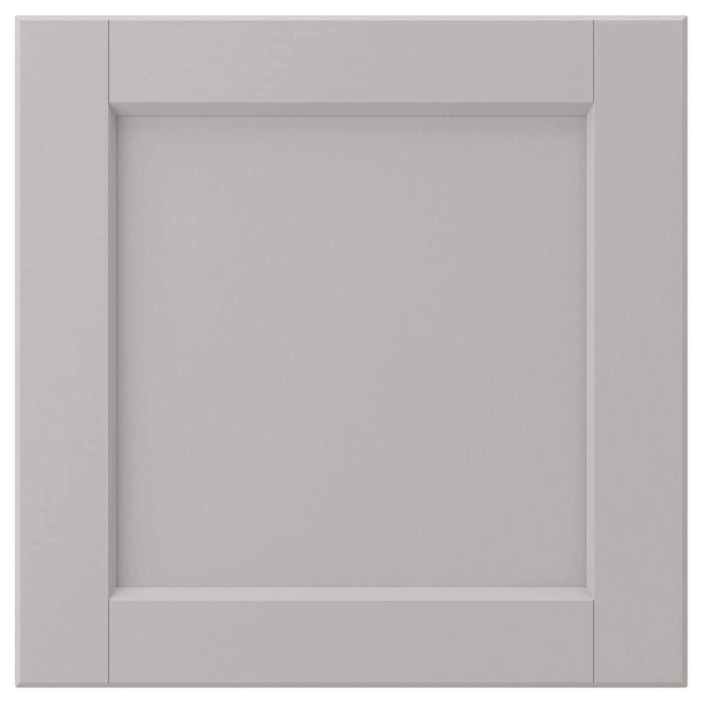 Дверца - IKEA LERHYTTAN, 40х40 см, светло-серый, ЛЕРХЮТТАН ИКЕА