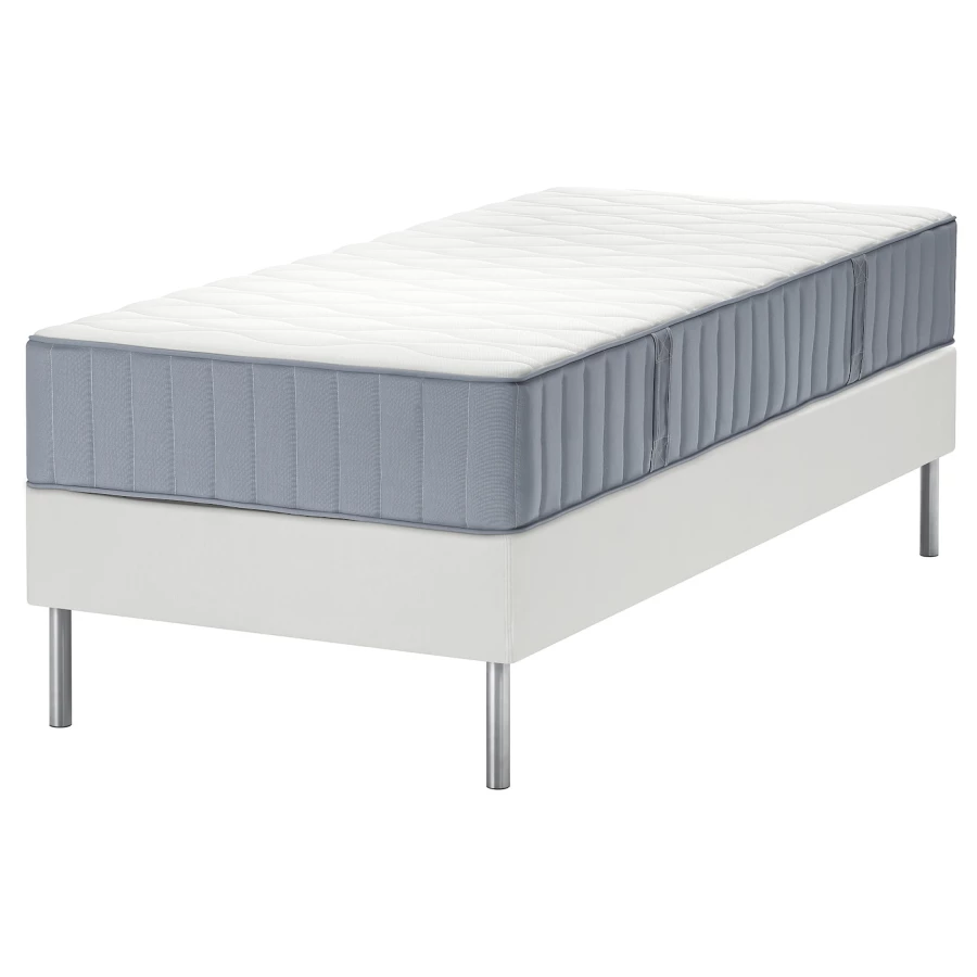 Кровать - LYNGÖR / LYNGОR IKEA/ ЛЮНГЕРЬ ИКЕА,  90х200 см,  белый (изображение №1)