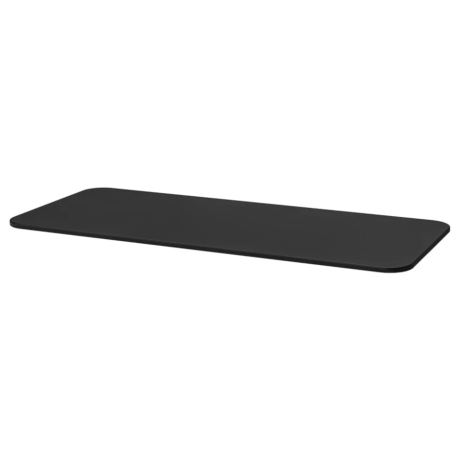 Столешница - IKEA BEKANT/БЕКАНТ ИКЕА, 140х1,6х60 см, черный (изображение №1)