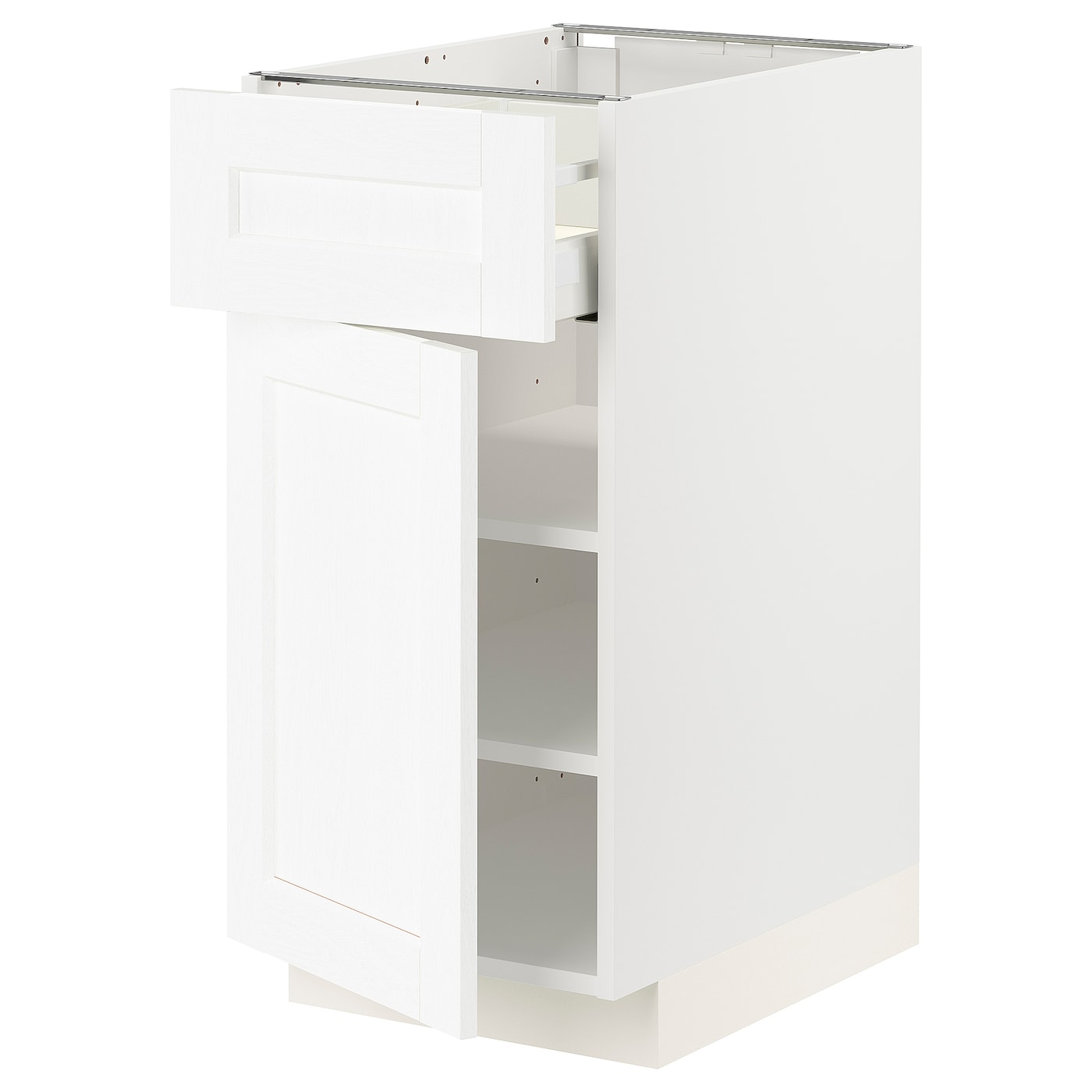 Напольный шкаф - IKEA METOD MAXIMERA, 88x62x40см, белый, МЕТОД МАКСИМЕРА ИКЕА