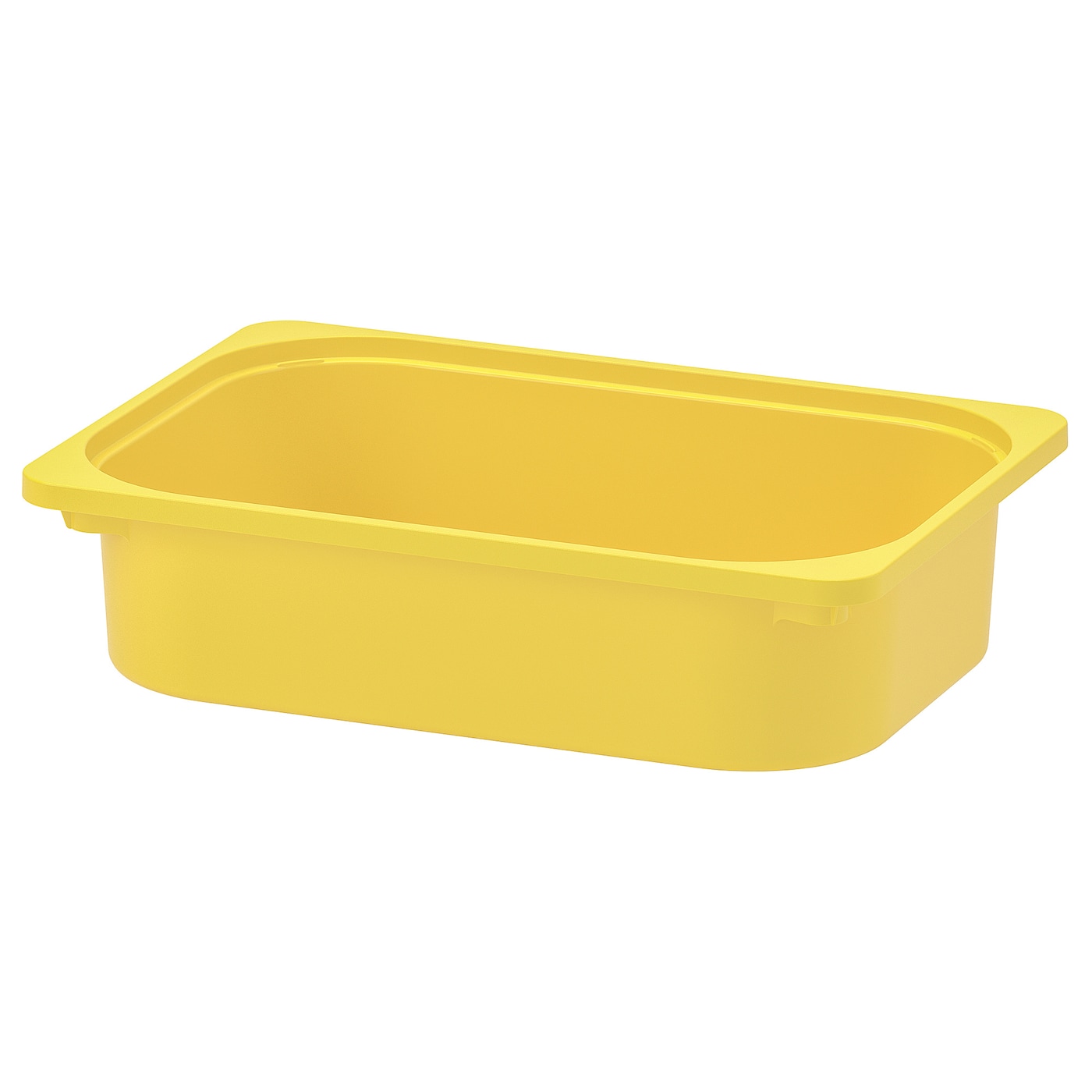 Ящик для хранения игрушек - TROFAST IKEA/ ТРУФАСТ ИКЕА, 42x30x10 см, желтый