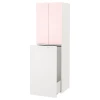Шкаф детский - IKEA SMÅSTAD/SMASTAD,  60x57x196 см, белый/розовый, СМОСТАД ИКЕА