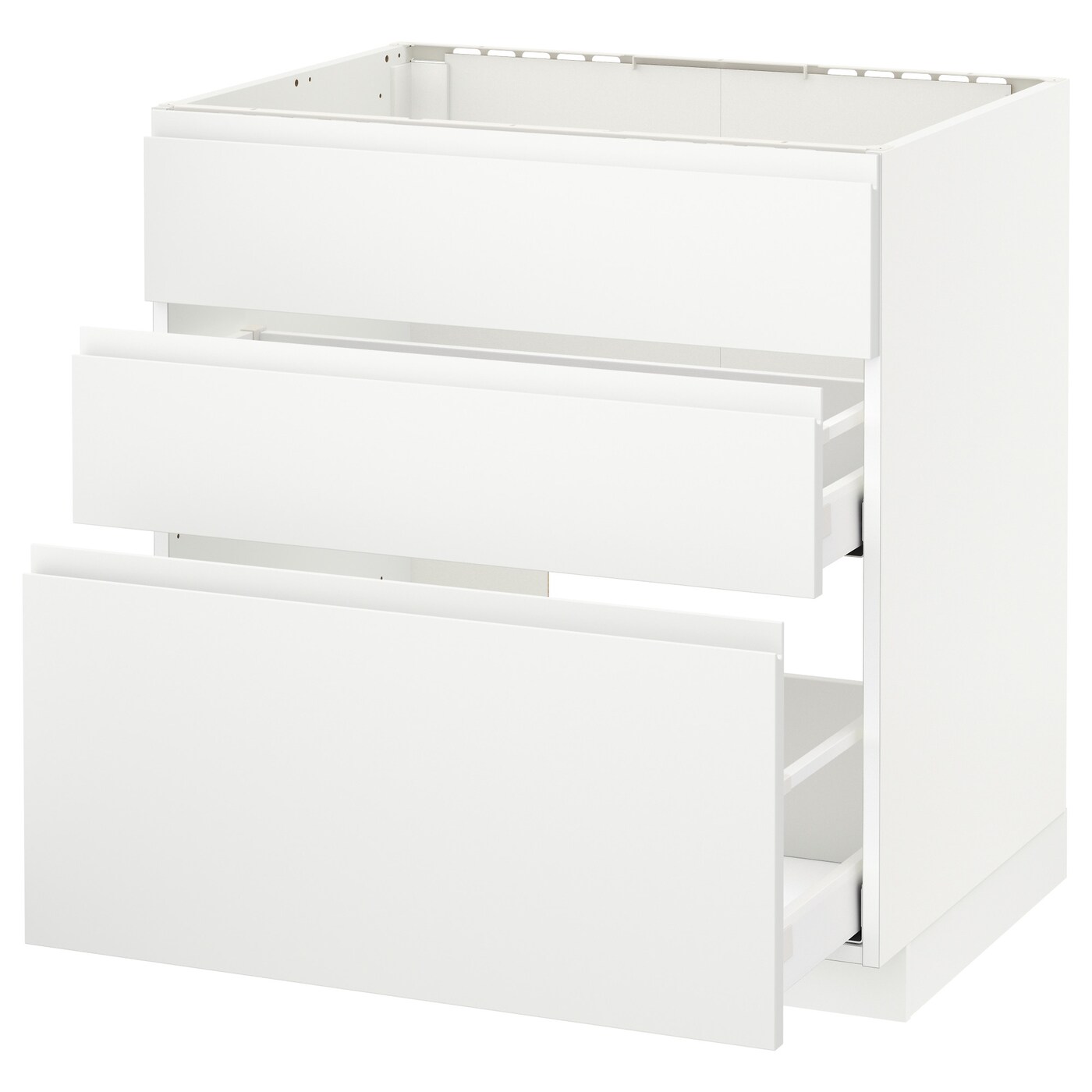 Напольный кухонный шкаф  - IKEA METOD MAXIMERA, 88x62,1x80см, белый, МЕТОД МАКСИМЕРА ИКЕА