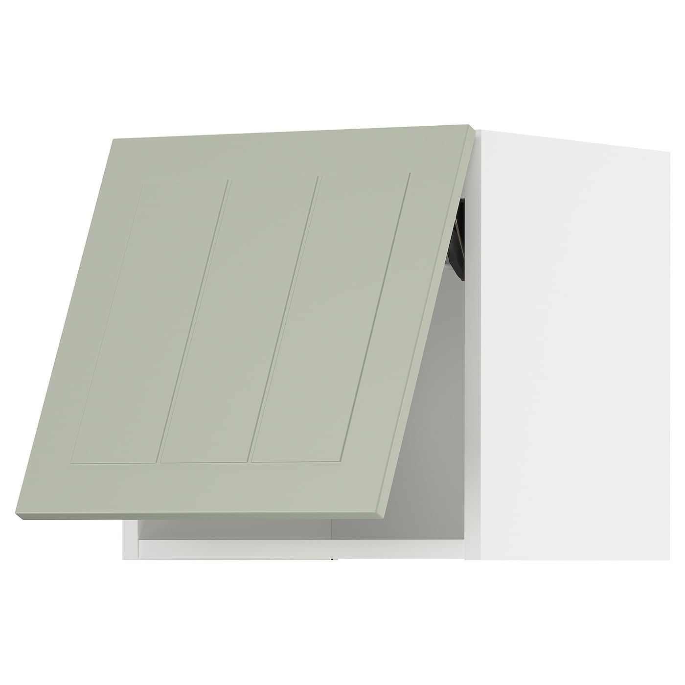 Шкаф навесной - METOD  IKEA/  МЕТОД ИКЕА, 40х40 см, белый/зеленый