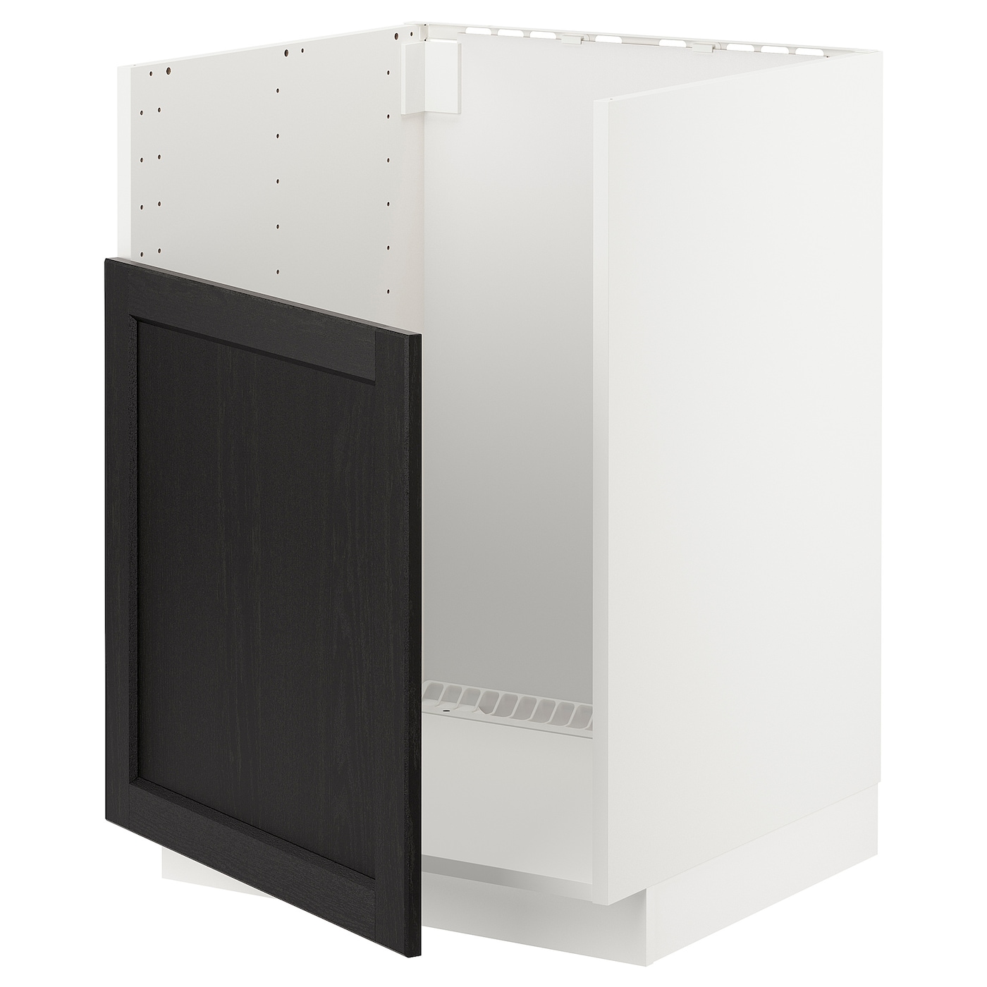 Напольный шкаф - METOD IKEA/ МЕТОД ИКЕА,  60х88 см, белый/черный
