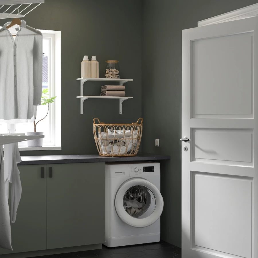 Встраиваемая стиральная машина/сушилка - UDDARP IKEA/ УДДАРП ИКЕА,  85х60 см, белый (изображение №3)
