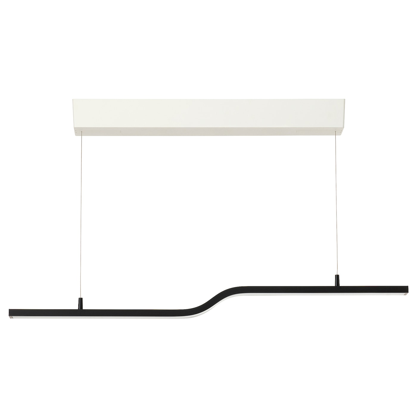 Подвесной светильник - PILSKOTT IKEA / ПИЛЬСКОТТ ИКЕА, 97 см, белый/ черный