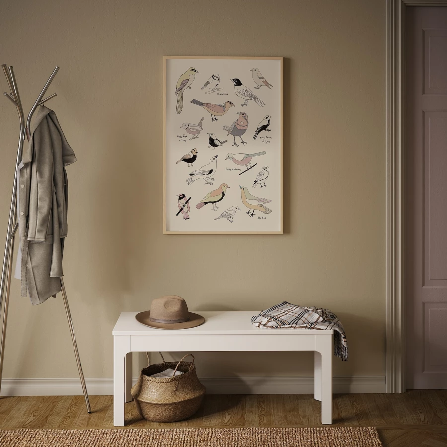 Постер - IKEA BILD, 61х91 см, «Жизнь птиц», БИЛЬД ИКЕА (изображение №2)