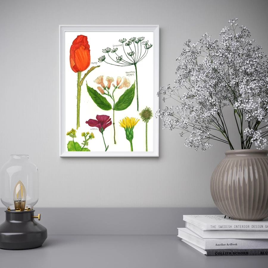 Постер - IKEA BILD, 30х40 см, «Цветущие растения I», БИЛЬД ИКЕА (изображение №2)