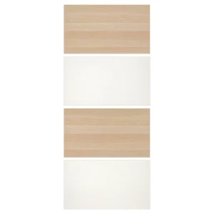 Панель для ящика - MEHAMN IKEA/ МЕХАМН ИКЕА, 100x236 см, белый/под беленый дуб