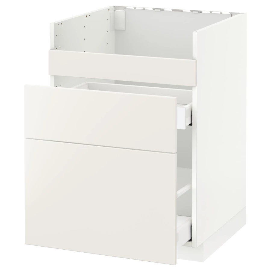 Шкаф под раковину /3 шт/2 шт - METOD / HAVSEN  IKEA/ МЕТОД/ХАВСЕН/ИКЕА, 88х60 см,  белый (изображение №1)