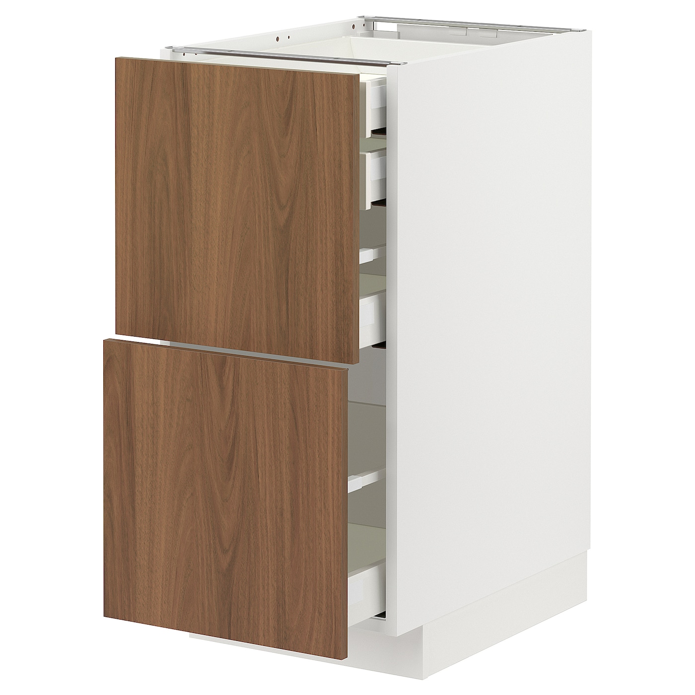 Навесной шкаф - METOD / MAXIMERA IKEA/ МЕТОД/ МАКСИМЕРА ИКЕА,  40х60 см, белый/коричневый