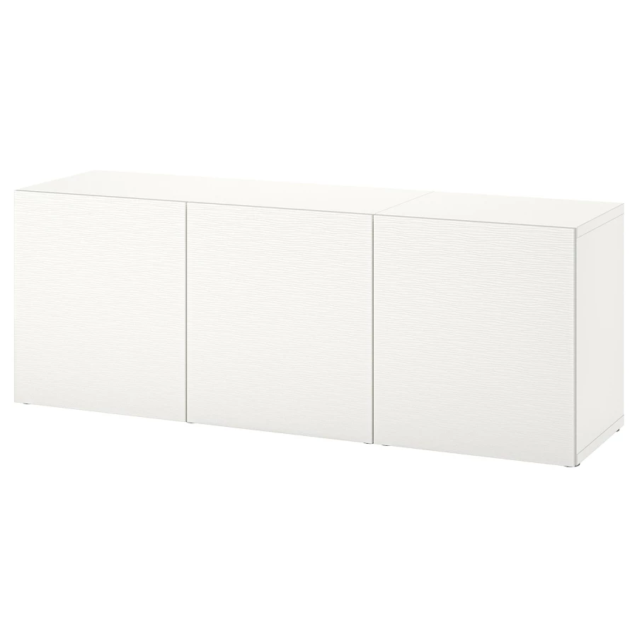 Комбинация для хранения - BESTÅ/ BESTА IKEA/ БЕСТА/БЕСТО ИКЕА, 65х180 см, белый (изображение №1)