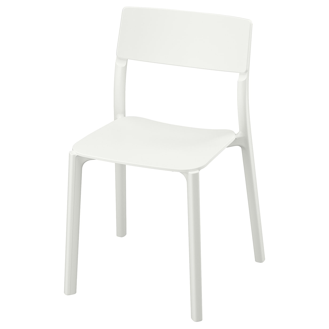 Стул - IKEA JANINGE,76х50х46 см. пластик белый, ЯНИНГЕ ИКЕА