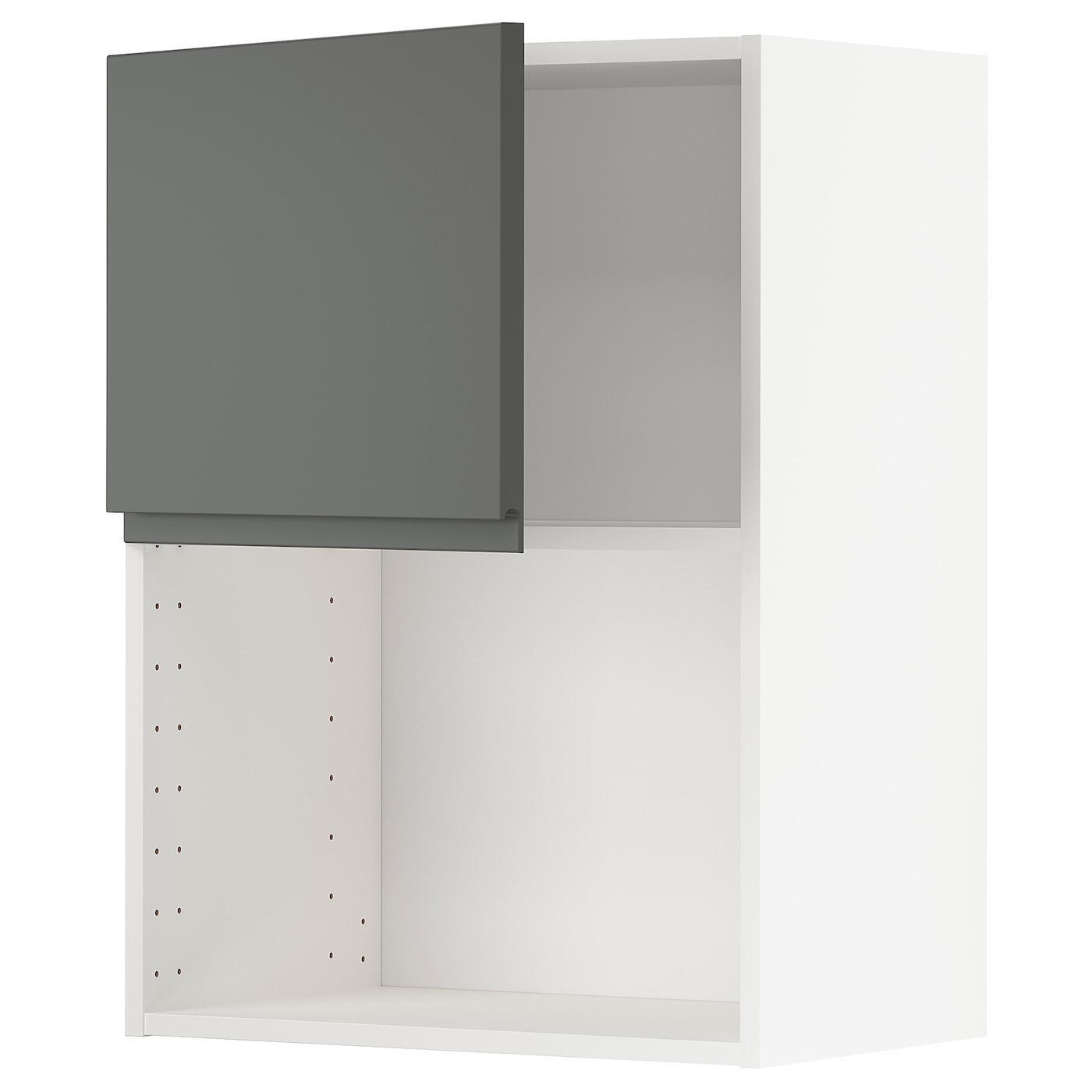 METOD Навесной шкаф - METOD IKEA/ МЕТОД ИКЕА, 80х60 см, белый/серый