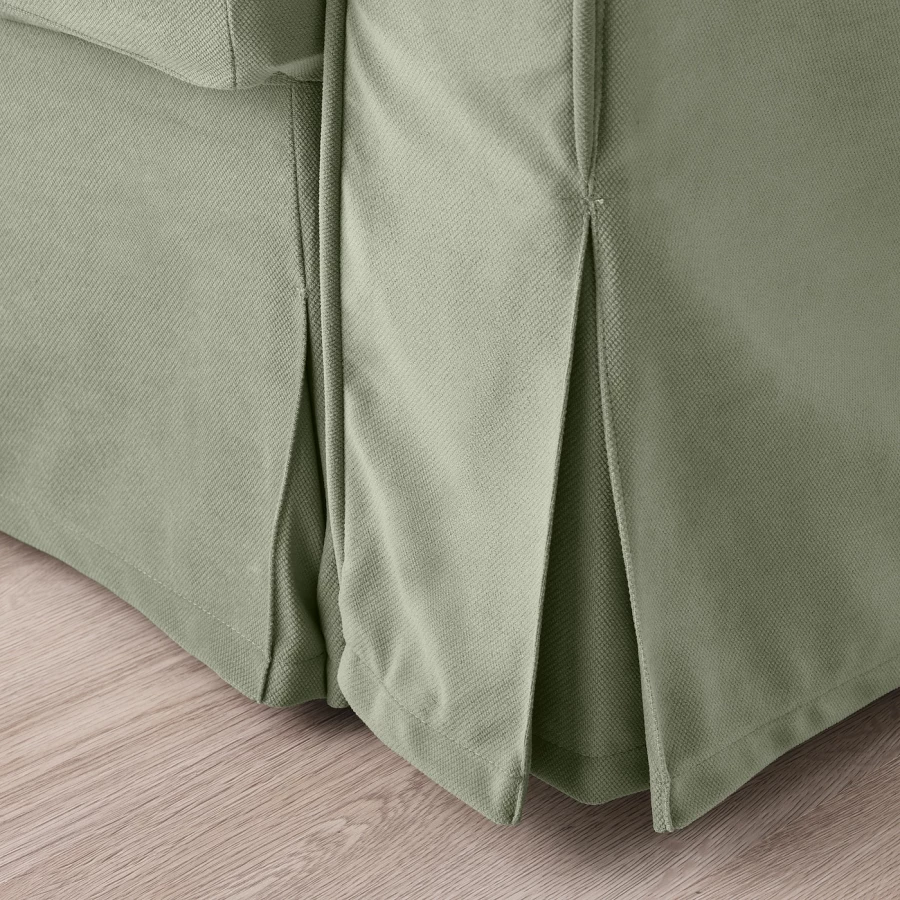 3-местный диван-кровать - IKEA VRETSTORP, 91x96x244см, зеленый, ВРЕТСТОРП ИКЕА (изображение №7)