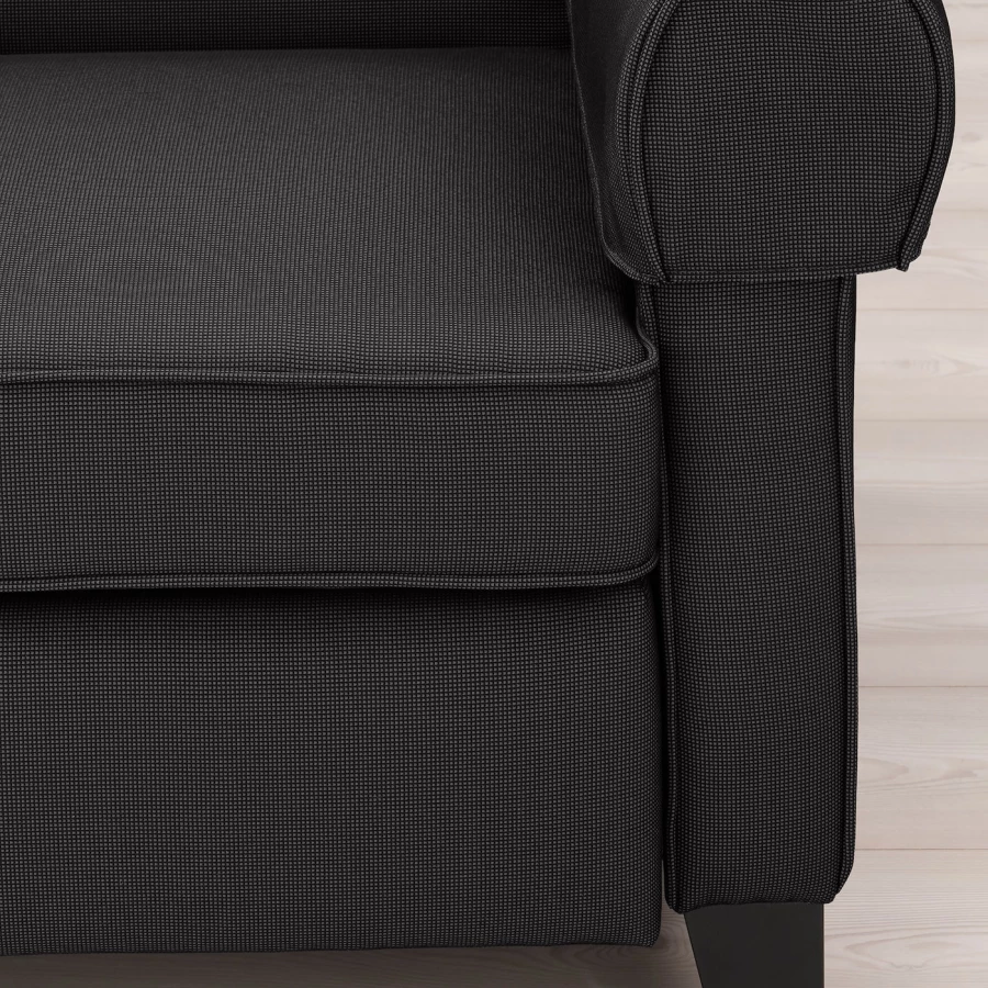 Кресло - IKEA MUREN, 85х94х97 см, черный, МУРЭН ИКЕА (изображение №6)