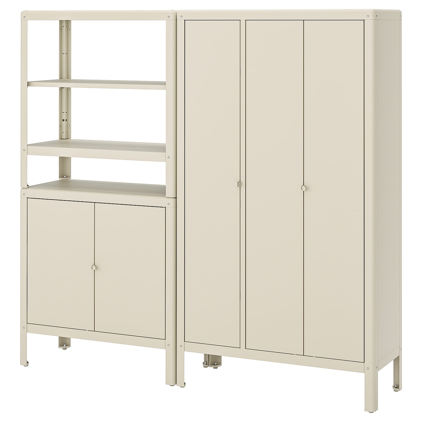 Книжный шкаф - KOLBJÖRN / KOLBJORN IKEA/ КОЛЬБЬЕРН ИКЕА,  171х161 см, бежевый