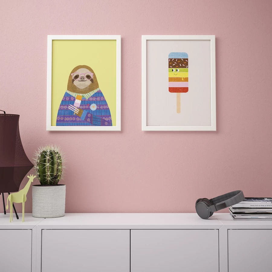 Постер, 2 шт. - IKEA BILD, 30х40 см, «Леденец», БИЛЬД ИКЕА (изображение №2)